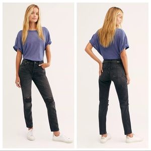 NWT Free People Boyish Billy Touch of Evil Jeans